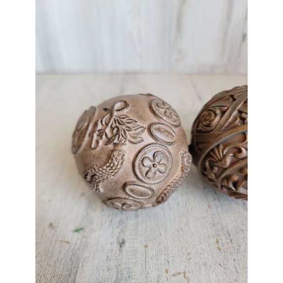 Unique design ball Xmas set figure decorative bowl filler Vintage - Picture 2 of 7